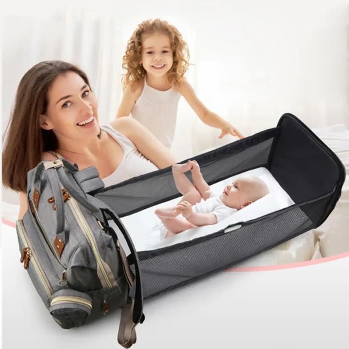 BABY TRAVEL BAG™ - Sac a langer lit